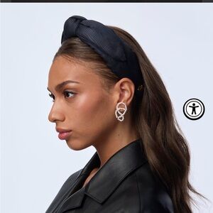 Lele Sadoughi Black Veronica headband